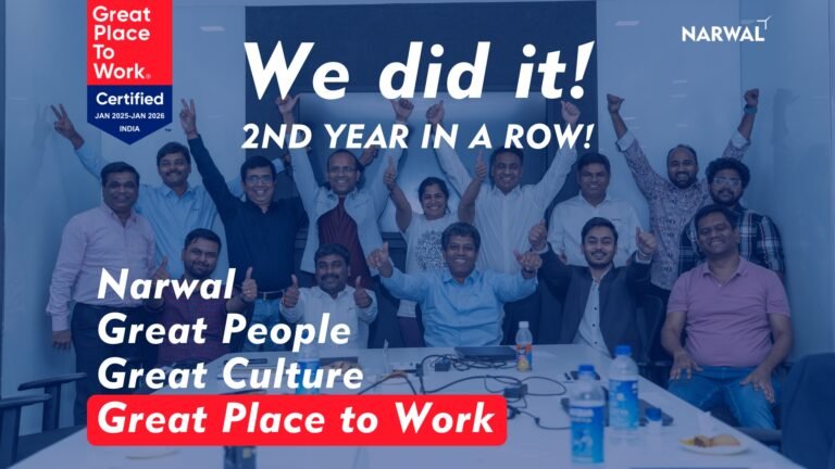 Narwal Earns Great Place to Work® Certification for Jan 2025 – Jan 2026, A Testament to Our People-First Culture!