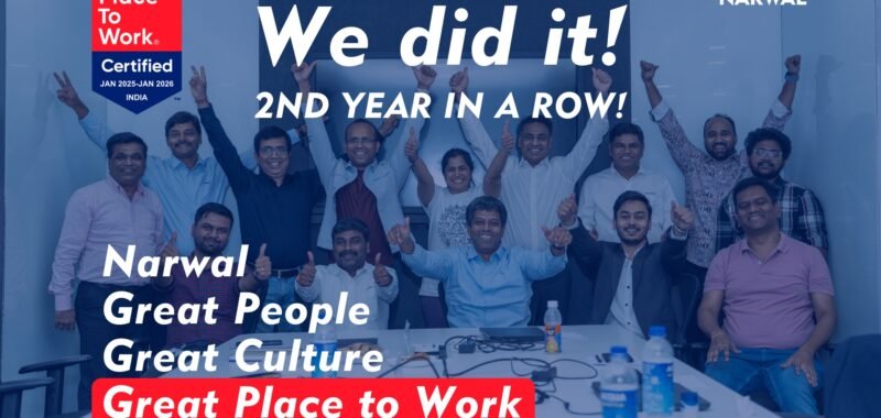 Narwal Earns Great Place to Work® Certification for Jan 2025 – Jan 2026, A Testament to Our People-First Culture!